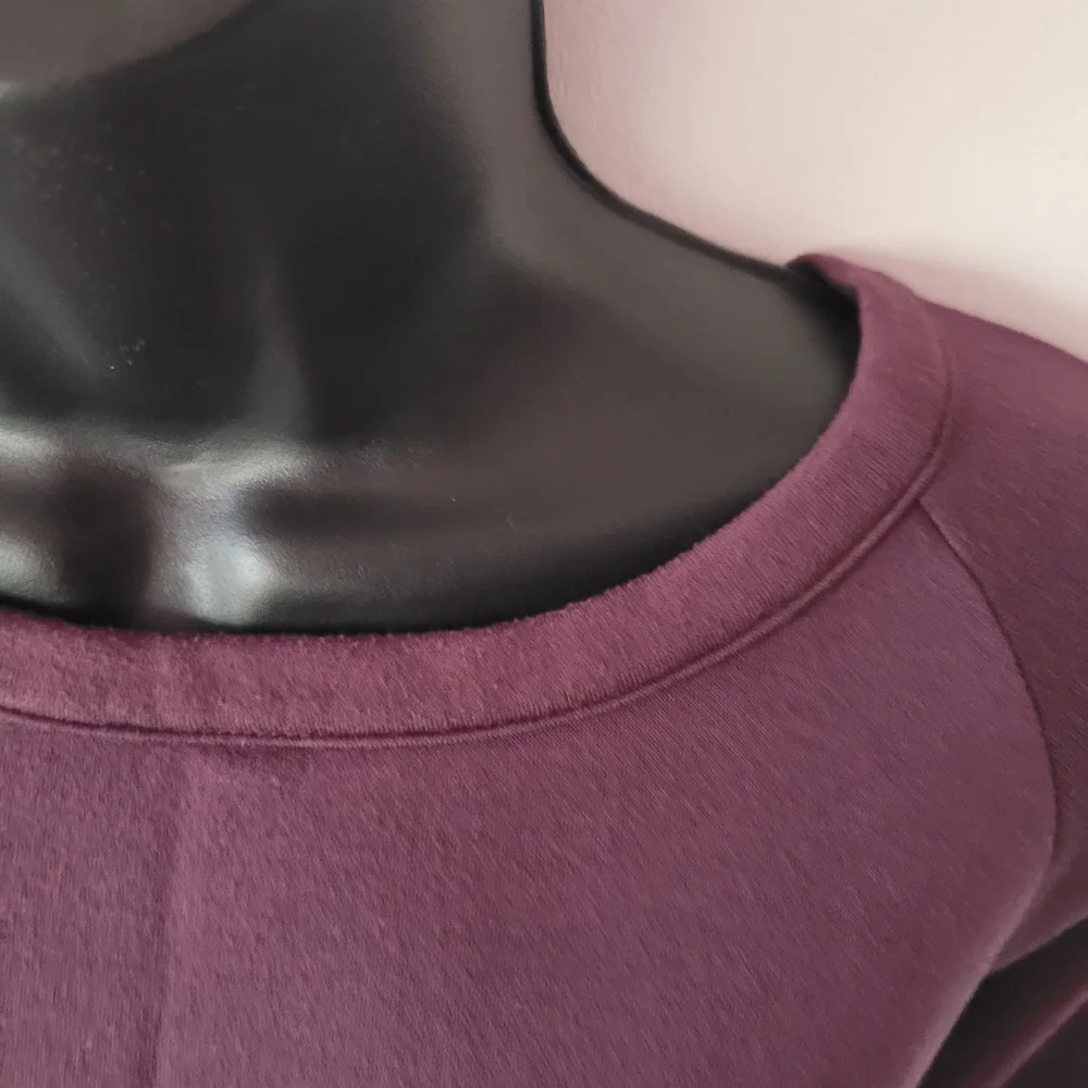 Eddie Bauer Womens Long Sleeve Sweatshirt Purple Size Large